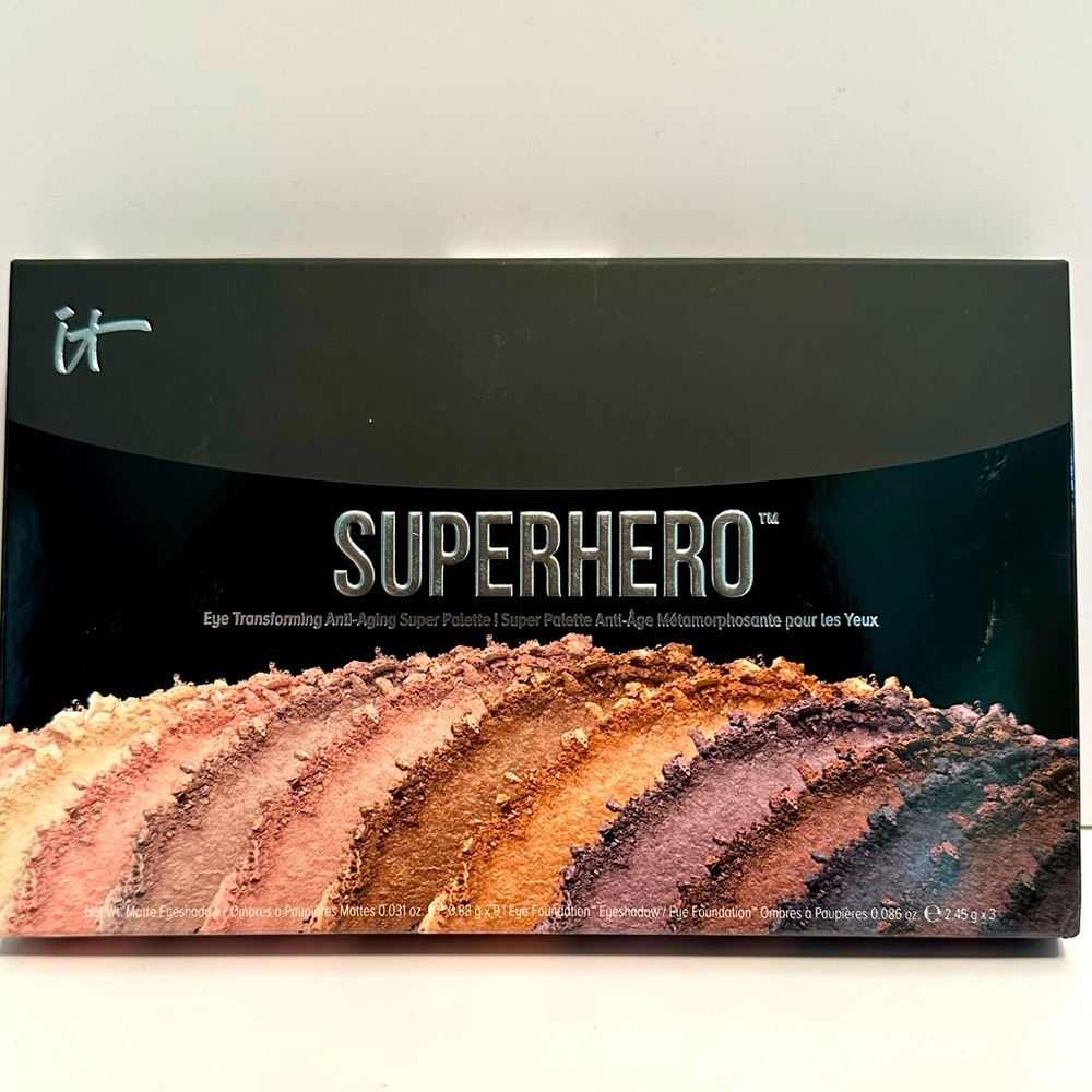 NIB, It cosmetics superhero eyeshadow palette